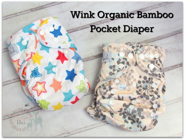 Wink Organic Bamboo Pocket Diaper Review & Giveaway